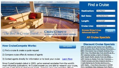 Internet Marketing And SEO Services For Cruise Line Website